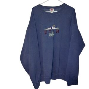 Size XL Top Threads "UTAH" Sweat Shirt